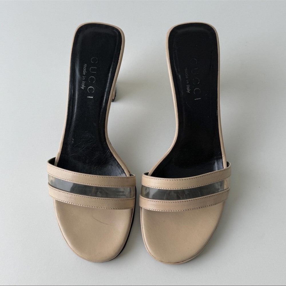 Gucci Women's Tan Slide Sandals